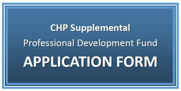 Supplemental Professional Development Fund Application